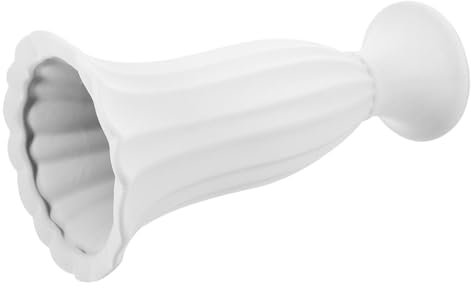 Cabilock Vase Funéraire Céramique De Style Colonne Romaine pour Fleurs De Cimetière Support Floral Décoratif Intérieur Et Extérieur Grand Contenant Commémoratif pour Tombes