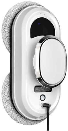 OUHFCASN Lavavetri Elettrico da 90 W, Anti-Caduta, Telecomando, Lavaggio vetri Auto, 3 modalità di Funzionamento, Robot di Pulizia più modalità di Pulizia