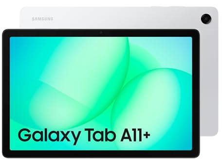 Samsung Galaxy Tab A11+ 128GB, Tableta con IA, Pantalla de 11 con 90 Hz, 6GB de Memoria, Altavoces Cuádruples Dolby, Garantía del Fabricante 3 Años + 1 Año Extra, Gris Claro (Versión Española)