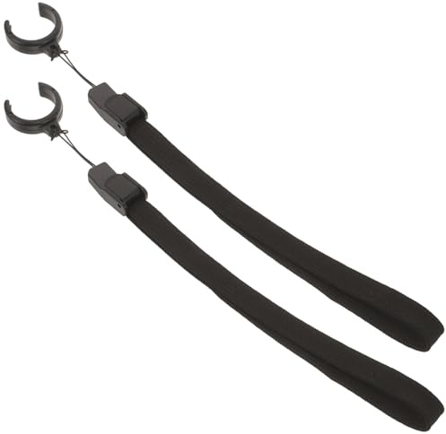 DIYEAH Lot de 2 Dragonnes pour Cannes de Marche, Sangle Anti-perte Réglable | en Nylon, Accessoires Légers et Hypoallergéniques pour Santé et Mobilité
