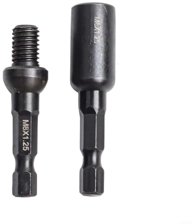 M6 M10 Stockschraube und Gewindeeinsatz, Schraubendreher-Werkzeug-Set, kompatibel mit 1/4-Zoll-Sechskantschaftbohrern und Schraubendrehern (M8)