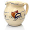 Colì, Brocca Bombata 15 cm Serie Gallo, Brocca Acqua, Brocca Vino, Brocca e Caraffe da Tavola, Brocca Terracotta