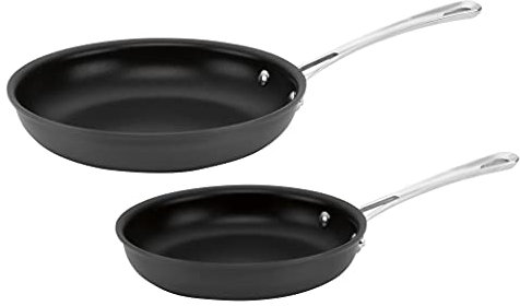 Cuisinart 6422-911 Contour-Stainless-Steel-Cookware, Aluminum, Skillet Set-9 & 11 Skillets