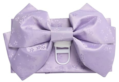 CAMDOM Kimono traditionnel japonais Ceinture Obi Sakura pré-nouée Sash Yukata Accessoires de Robe, One Size