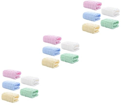 ibasenice 15 Piezas Babero De Espuma De Algodón Toallitas para Bebe Recien Nacido Toalla Infantil Toallitas Recién Nacidas Paños para Eructar Infantil Accesorios Bebé Calmante