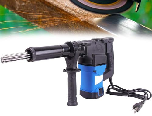 Beachtiful Escalador de Aguja Eléctrico de 1100 W, Eliminador de óxido Eléctrico, 4500 BPM, para Trabajos de Metal, Removedor de óxido, Soldadura y Pintura, Tornillos, Tuercas, Barcos, Cubiertas