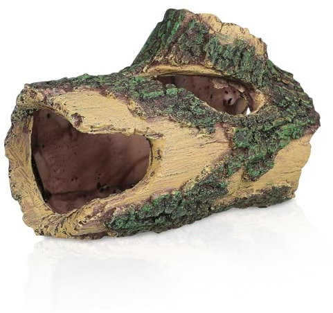 TOYANDONA Caverne De Cachette pour Poissons Aquarium Décoration Réaliste De Réservoir Hideout Forme De Tronc pour Crevettes Et Poissons Accessoire pour Aquarium