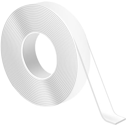 Xahpower 3 Meter Doppelseitiges Klebeband Transparent, Abnehmbar Nano Klebeband, Wiederverwendbar, Wasserdicht, Double Sided Tape für Wandmontage, Teppich, Auto, Zuhause, Küche (300 * 2 * 0.2 CM)
