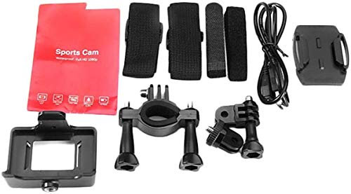 VEMONT Full HD 2.0 Inch Action Camera 1080P 12MP Sports Camera Action Cam Underwater 30m/98ft Waterproof Camera and Mounting Accessories Kit for Diving/Bicycle/Climbing/Swimming etc