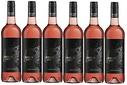 Wicked Lady White Zinfandel Rose Wine Case of 6 bottles