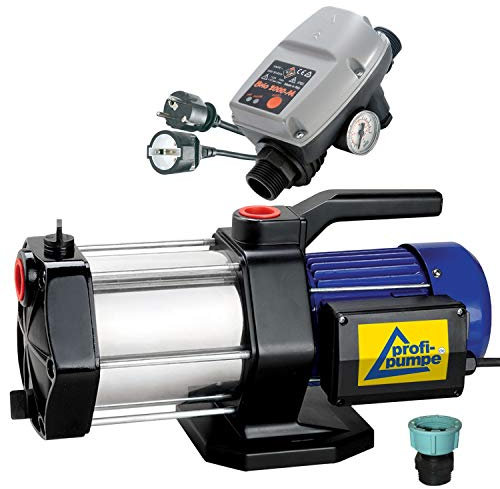 Kreiselpumpe Hauswasserwerk Regenwasserpumpe Hauswasserautomat Inno-Tec 1300W 5-Stufige laufruhige Pumpe für klares Brauchwasser zur Trinkwasser Garten und Regenwasser