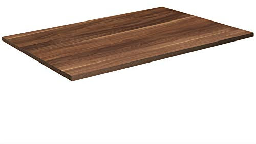moebel-eins Office ONE Schreibtischplatte, Material Dekorspanplatte, 180x80 cm, nussbaumfarbig