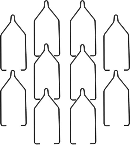 BCOATH 10 Stück Reptilien-lampenschirm-clips Eisen-lampenfassungen Für 5 5/8 5 Zoll Große Lichtabdeckungsklemmen Zubehörset Zur Einfachen Befestigung