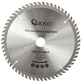 Lama per sega circolare da 185 mm, per legno, 185 x 20 mm, 60 denti