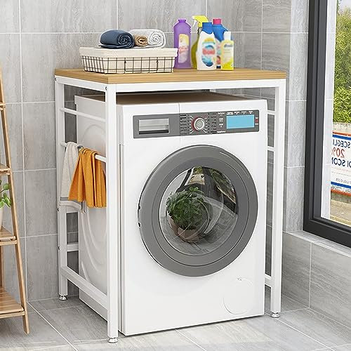 BDXZJ Lagerregal Über Der Waschmaschine, Waschmaschinenschrank, Schrank für Waschmaschine Und Trockner, Lagerregal Über Dem Trockner für Badezimmer Küche Balkon Waschküche A