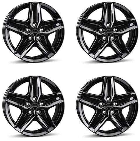 4x Borbet Felgen CWZ 7.5x18 ET53 5x120 black glossy kompatibel mit VW Amarok Crafter T5 T6 T6.1 Multivan T6.1 Transporter T7 Touareg