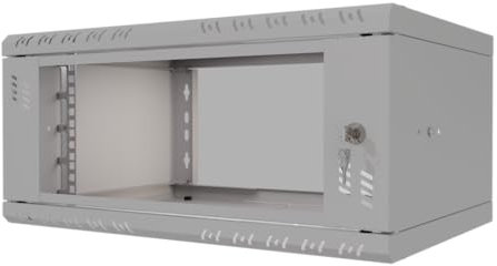 Stalflex 4U Wall Mount Server Cabinet - Network Rack Enclosure with Lockable Door - Network Cabinet 350mm Depth for 19” IT Equipment and A/V Devices - Server Rack Enclosure