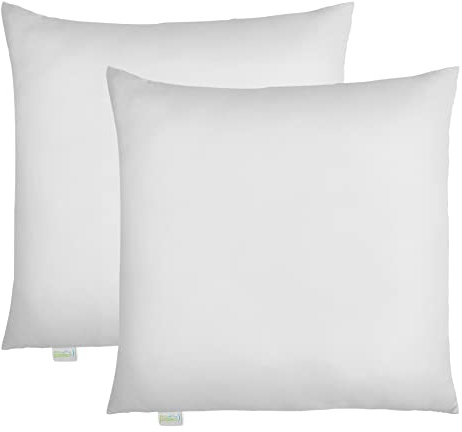 Bodyprotect 2er Set Ecoline Kissen 50x50 cm, Schlafkissen, Bett Kopfkissen 50 x 50 cm, 100% Mikrofaser, Polster, Pillow, Bettkissen Allergiker, waschbar, Made in EU