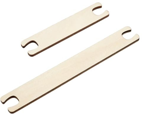 PH PandaHall 2 Stück Holz Webschiffchen Webwerkzeuge Häkelnadel Webstuhl Häkelset Webstäbe Häkelnadel Webstuhlwerkzeuge für Pullover, Schal, Teppich & Strickhandwerk