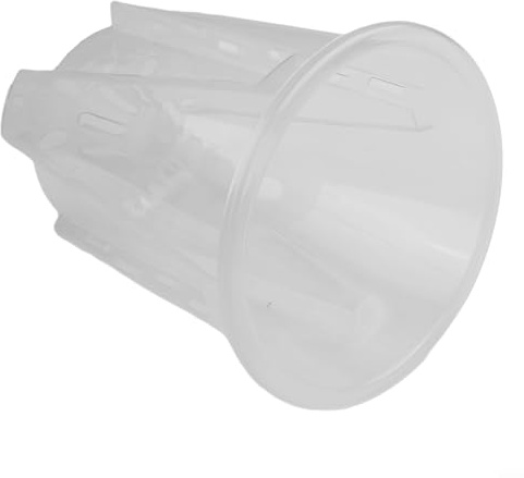 Pots à orchidées transparents en plastique avec trous de drainage, pour plantes grasses, adaptés à une utilisation en intérieur et en extérieur, y compris pour le jardin et le balcon (16 cm)