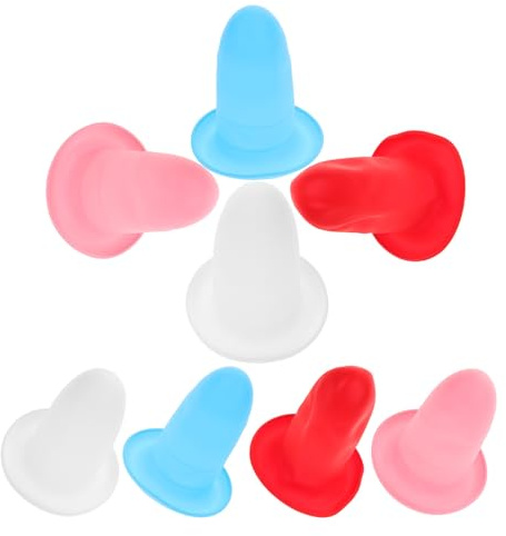Beavorty Copri Flaconi da Viaggio per Protezione Antigoccia in Silicone Elasticizzato Design Estensibile 8 Pezzi per Viaggi Lunghi e Uso Esterno