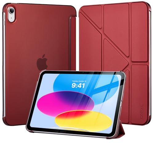 CoBak skyddshölje för iPad A16 11:e generation 11 tum 2025 och iPad 10:e generation 10,9 tum 2022 – skyddshölje med flerställningsställ porträttläge, penna-hållare och automatisk in-/urkoppling