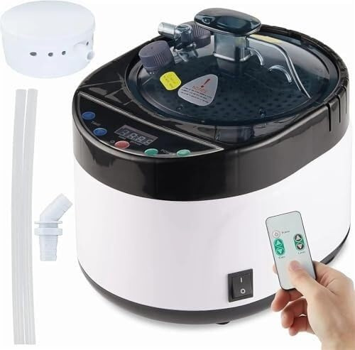 Generador de vapor, vaporizador de sauna de 4 litros para baño de vapor de barril de madera, equipo de calefacción de 2 kW para experiencias en el hogar y spa