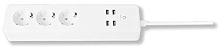 Base múltiple regleta inteligente wifi 3T+4xUSB Energeeks