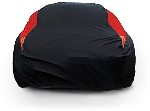 MORNYRAY Car Cover Waterproof All Weather Windproof Snowproof UV Protection Outdoor Indoor Full car Cover, Universal Fit for Sedan (Fit Sedan Length 194-206 inch)