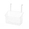 Cesta colgante con rejilla blanca de metal de 26x17x28 cm - LOLAhome