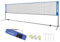 LARMNEE Rete da Badminton, Rete da Tennis, Regolabile in 3 Altezze, Portatile e Pieghevole, Set di Esercizio con Rete, Supporto di Ferro e Borsa di Trasporto ELS05BN02