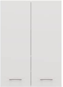 CDF Armadio per lavatrice Pola Mini DD | Colore: Bianco | Armadio moderno sopra la lavatrice | ripiani spaziosi | montaggio facile