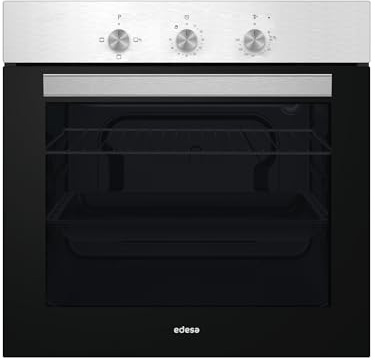 Edesa EOE-5020 X Horno Estático Multifunción 62 L Acero Inoxidable, 4 Funciones de Cocción, Grill, Limpieza Aquasmart, Doble Cristal, Horno Integrable 60 cm