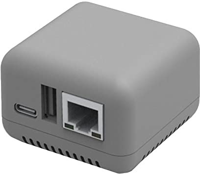 RYGRZJ Professioneller Mini-NP330-Netzwerk, USB 2.0, Druckserver, Netzwerk/WLAN/BT/WLAN, Druckversion Cloud