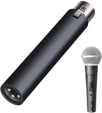 Mikrofonvorverstärker Booster, Mikrofonvorverstärker für Vocal | Active Booster, niedriges Rauschen für die Klarheit in Studioqualität, 48-V-Mikrofonvorverstärker für