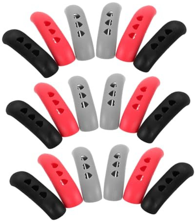 BESTonZON 18pièces Maniques Plastique Antidérapantes pour Poêles Et Casseroles Couvercles De Casserole De Rechange pour Cuisine Résistant Chaleur