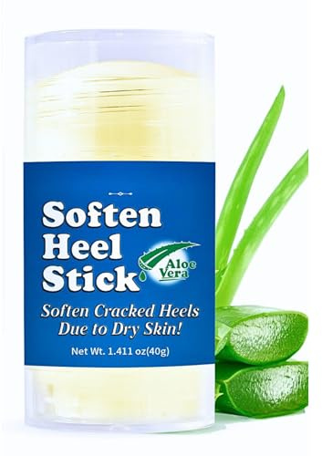 2 Pack Cracked Heel Repair Cream - Heel Balm Stick 40g - Foot Cream for Cracked Heels and Dry Skin - Fast Relief for Crack Feet, Aloe Vera & Coconut Oil (Blue, 1 Pcs)