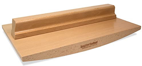 Wiegestempel 28 x 18 cm mit eigenem Texten, Logos oder Motiven personalisieren - Großer Abroll-Stempel aus Buchenholz selbst gestalten