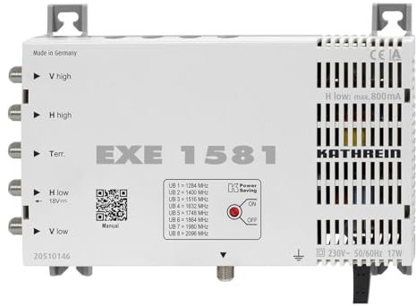 Kathrein EXE 1581 Einkabel-Multischalter 5 auf 1x8