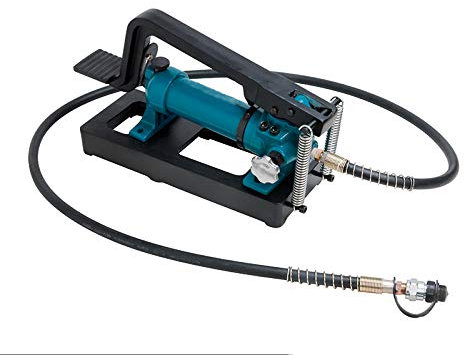 CGOLDENWALL CFP-800 Hydraulic Foot Pump Oil Hydraulic Tools Hydraulic Manual Pump with Pressure Gauge Oil Storage Capacity 850cc 70MPa