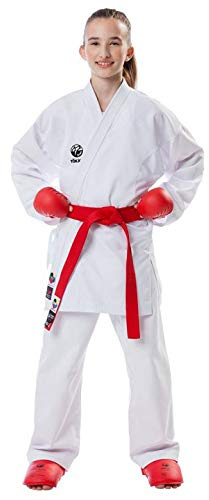Tokaido Karateanzug Kumite Master Junior WKF 8 oz für Kinder & Jugendliche (140)