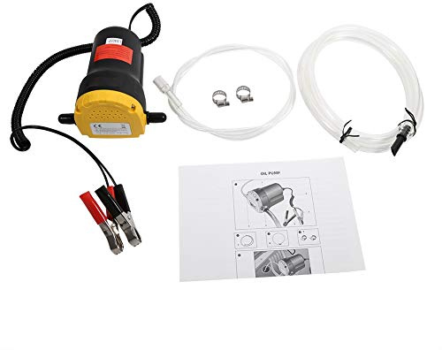 Cocoarm Pompe a gasoil Pompe d'aspiration d'huile 12V 60W, Pompe vidange Huile Moteur, Pompe Huile vidange Moteur Pompe 5L/Min, Pompe à Carburant pour Motos fourgonnettes Voitures quads