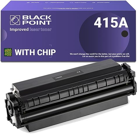 BLACK POINT [MIT CHIP Toner Kompatibel zu HP W2030A (HP 415A) - Schwarz für HP Color LaserJet Pro MFP M479fdw HP Color LaserJet Pro MFP M454dw M454dn LaserJet MFP M479dw MFP M479fdn MFP M479fnw m480