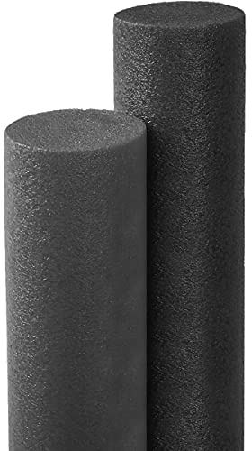 The Dreidel Company Floating Pool Noodles Foam Tube, Thick Noodles for Floating in The Swimming Pool, Assorted Colors, 52 Inches Long (Black)