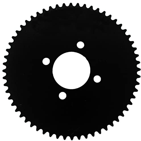60 Tooth #35 Rear Chain Sprocket Steel 4 Hole 2 bore for Mini Bike Go Kart Predator 79cc 212cc 420cc Trike ATV Quad