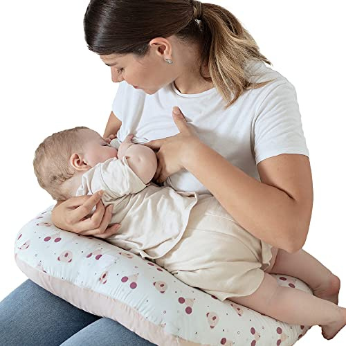 Koala Babycare Cuscino Allattamento Neonato Comodo e Adatto a Tutte le Taglie – Ciambella Allattamento Neonato 0-12 Mesi con 5 Usi Diversi