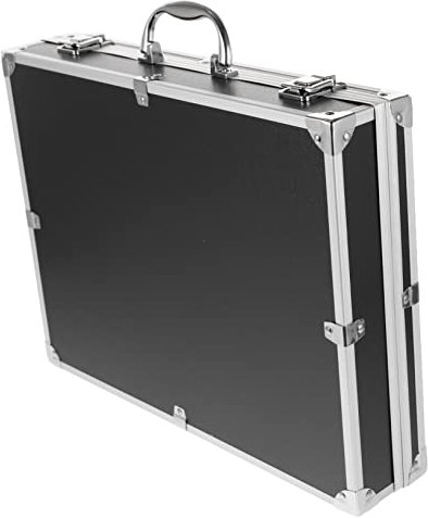 Veemoon Abschließbarer Aluminiumlegierung Transportkoffer Werkzeugkasten Mehrzweck Aufbewahrungsbox Leicht Und Robust Für Büro Reise Outdoor Gebrauch