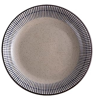 Piatti Cena Piatto piano in ceramica Piatto fondo personalità domestica Piatto piano rotondo creativo for casa, festa, ristorante Vassoio for frutta da 8 pollici Piatto da Portata (Color : 7 inch)