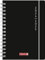 BRUNNEN Schülerkalender (2024/2025) „Plain Black“, 1 Seite = 1 Tag, A5, 352 Seiten, schwarz
