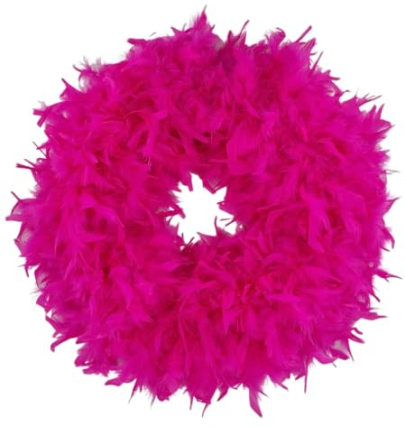 CREAFLOR HOME Federkranz Dekokranz Federn pink 50-55cm